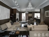 混搭風格家居裝修裝飾室內(nèi)設計效果-A607-1